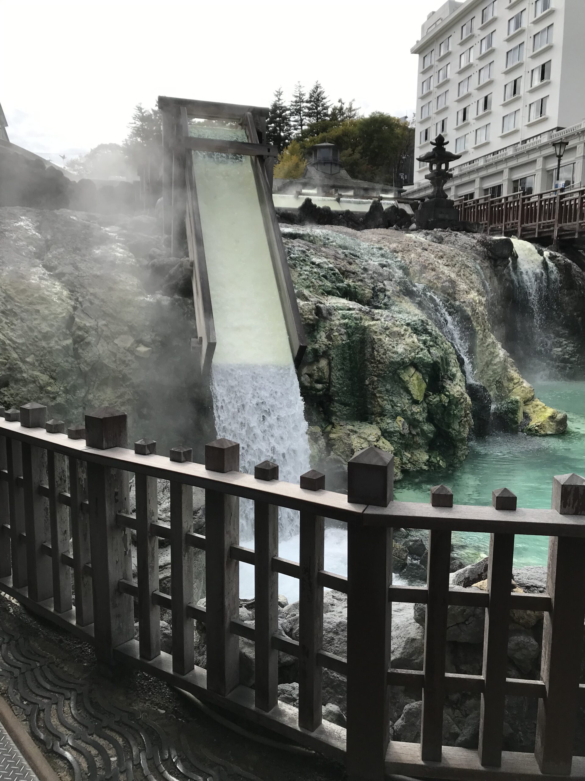 草津温泉　ホテル一井（いちい）　湯畑