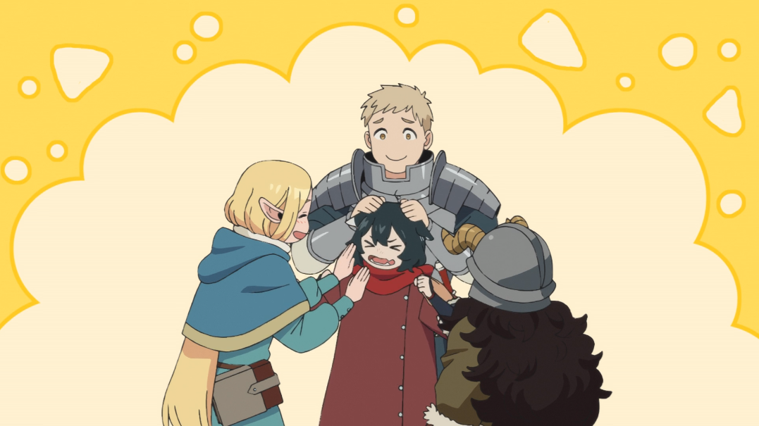 アニメ『ダンジョン飯』第20話「アイスゴーレム/バロメッツ」